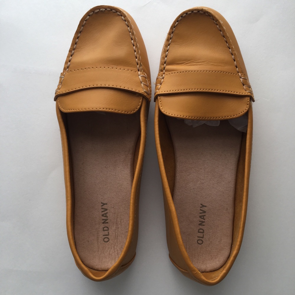 Old Navy Womens Size 7 Yellow Loafers